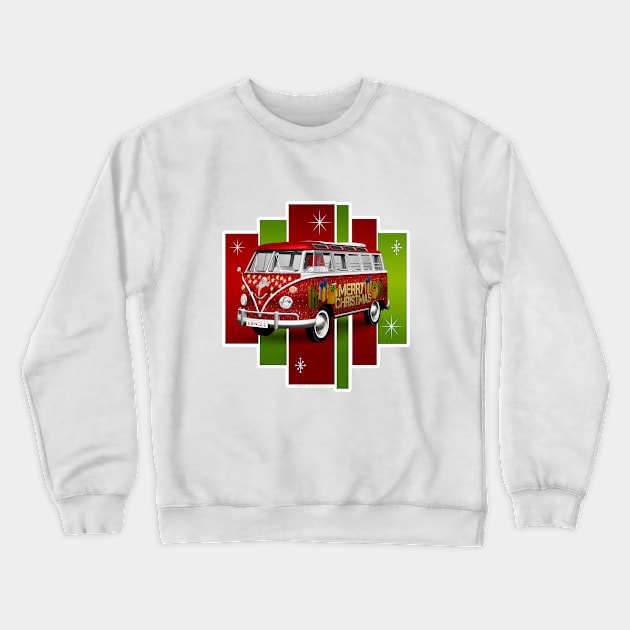 Santa Van Crewneck Sweatshirt by Vandalay Industries